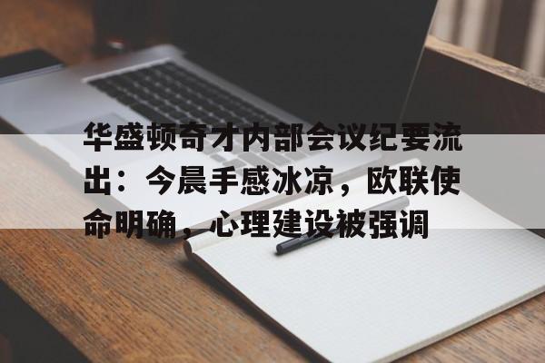 关于华盛顿奇才内部会议纪要流出：今晨手感冰凉，欧联使命明确，心理建设被强调的信息